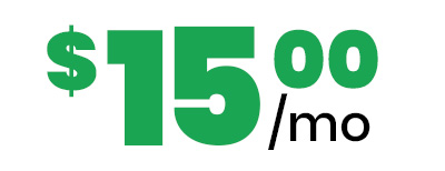 $15.00/month